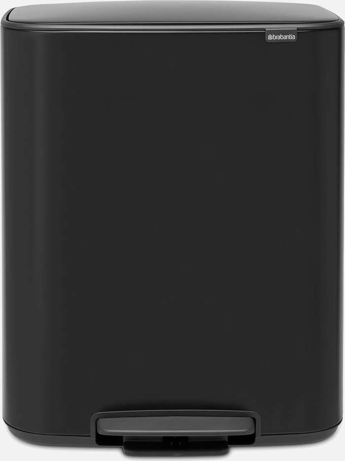 The Hut UK | Brabantia Brabantia 60L Bo Pedal Bin - Matt Black Brabantia Brabantia 60L Bo Pedal Bin - Matt Black