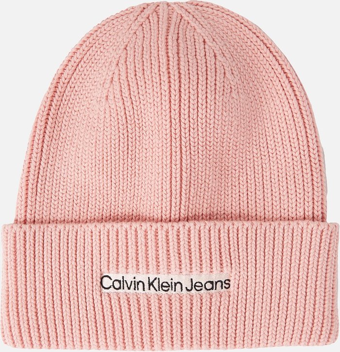The Hut UK | Calvin Klein Jeans Calvin Klein Jeans Institutional Ribbed-Cotton Blend Beanie Calvin Klein Jeans Calvin Klein Jeans Institutional Ribbed-Cotton Blend Beanie