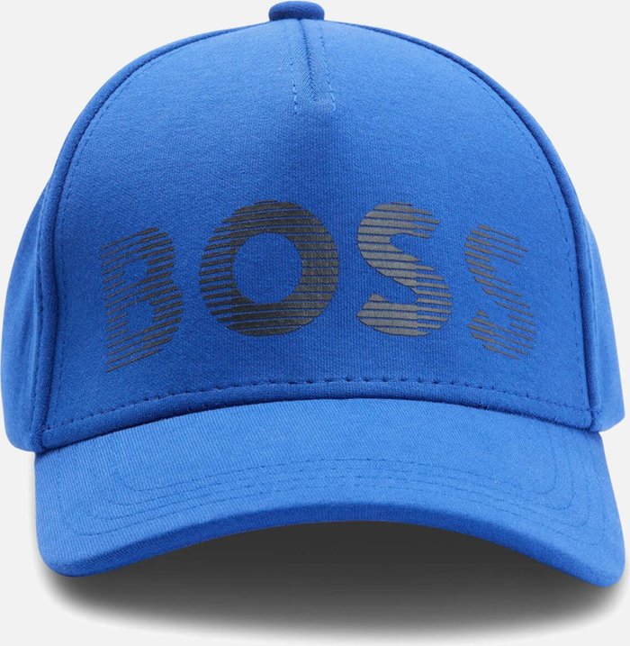The Hut UK | Boss BOSS Metastripe Cotton-Blend Canvas Baseball Cap Boss BOSS Metastripe Cotton-Blend Canvas Baseball Cap