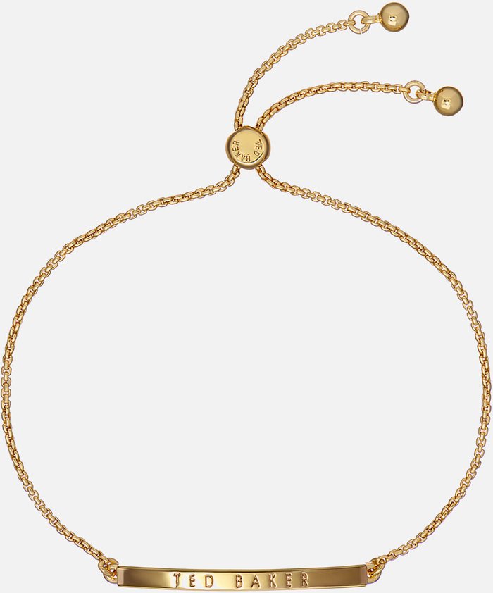 The Hut UK | Ted Baker Ted Baker Women's Breenar Baker Bar Drawstring Bracelet - Gold Tone Ted Baker Ted Baker Women's Breenar Baker Bar Drawstring Bracelet - Gold Tone