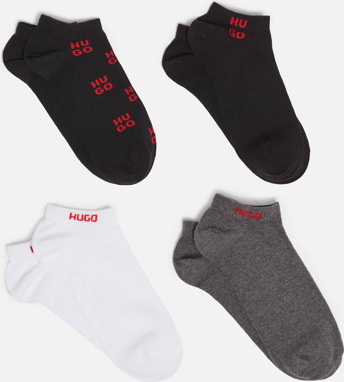 The Hut UK | HUGO Bodywear HUGO Bodywear Men's 4 Pack Socks Gift Set - Open Miscellaneous - EU 40-EU 46 HUGO Bodywear HUGO Bodywear Men's 4 Pack Socks Gift Set - Open Miscellaneous - EU 40-EU 46