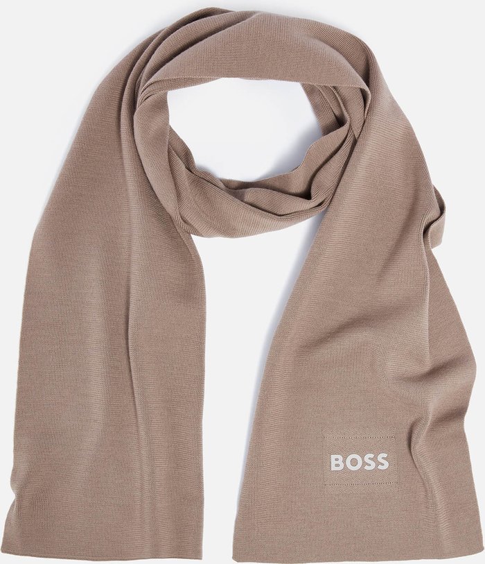 The Hut UK | BOSS Green BOSS Green Aride Wool-Blend Scarf BOSS Green BOSS Green Aride Wool-Blend Scarf