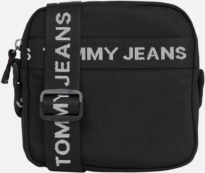 The Hut UK | Tommy Jeans Tommy Jeans Essential Jacquard-Canvas Bag Tommy Jeans Tommy Jeans Essential Jacquard-Canvas Bag