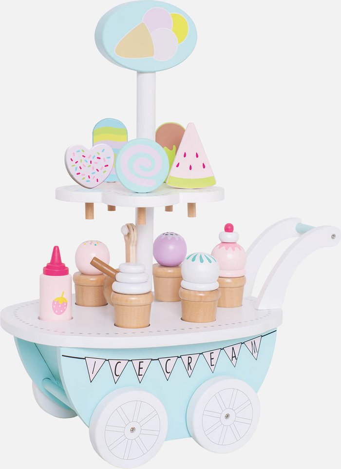 The Hut UK | Jabadabado Jabadabado Wooden Ice Cream Trolley Jabadabado Jabadabado Wooden Ice Cream Trolley