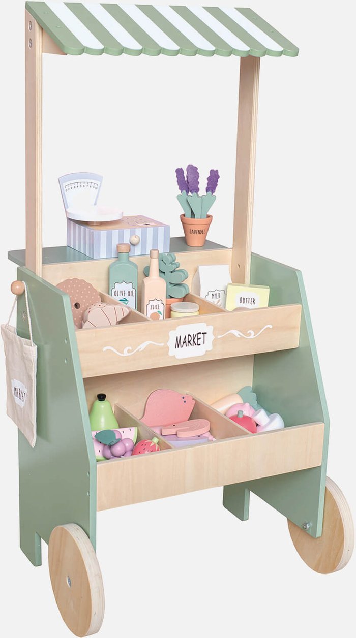 The Hut UK | Jabadabado Jabadabado Wooden Market Stand and Accessories Jabadabado Jabadabado Wooden Market Stand and Accessories