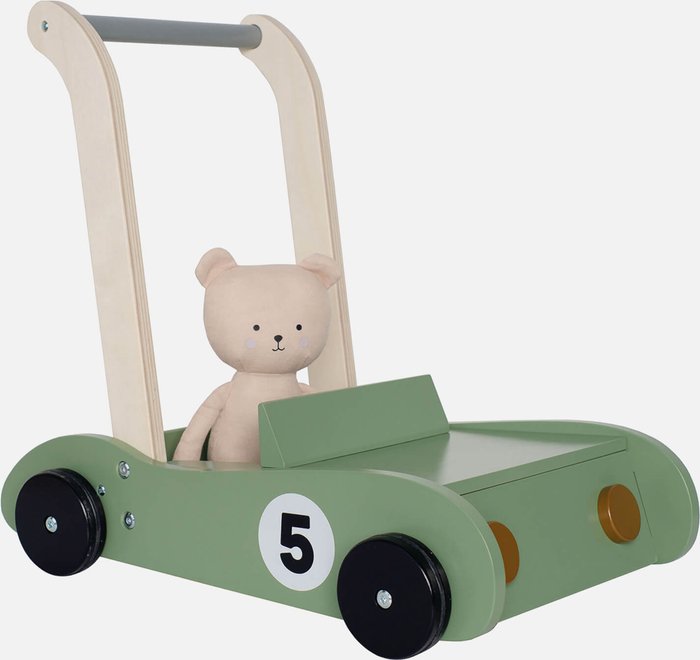 The Hut UK | Jabadabado Jabadabado Green Baby Walker with Teddy Jabadabado Jabadabado Green Baby Walker with Teddy