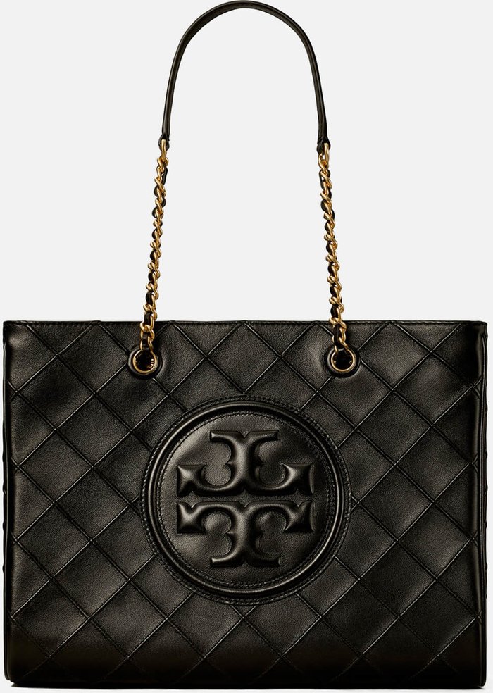 The Hut UK | TORY BURCH Tory Burch Fleming Soft Chain Tote Bag - Black TORY BURCH Tory Burch Fleming Soft Chain Tote Bag - Black