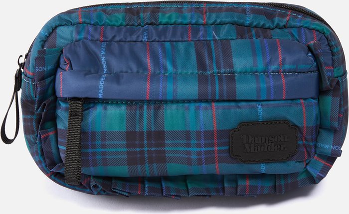 The Hut UK | Damson Madder Damson Madder Women's Frill Bumbag - Green Check Damson Madder Damson Madder Women's Frill Bumbag - Green Check