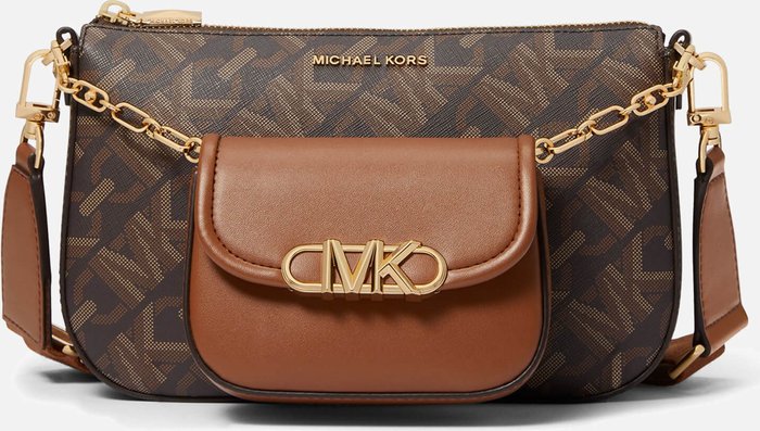 The Hut UK | MICHAEL Michael Kors MICHAEL Michael Kors Women's Parker Large Cross Body Bag - Brown/Luggage MICHAEL Michael Kors MICHAEL Michael Kors Women's Parker Large Cross Body Bag - Brown/Luggage
