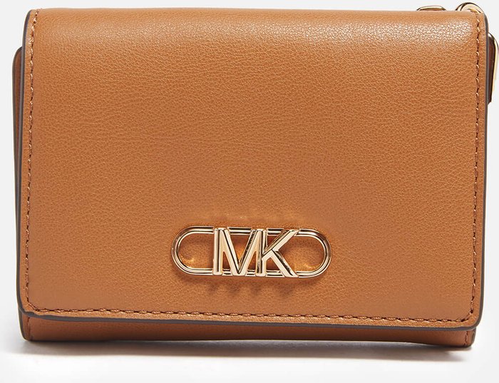 The Hut UK | MICHAEL Michael Kors MICHAEL Michael Kors Women's Parker Medium Flap Trifold Wallet - Pale Peanut MICHAEL Michael Kors MICHAEL Michael Kors Women's Parker Medium Flap Trifold Wallet - Pale Peanut