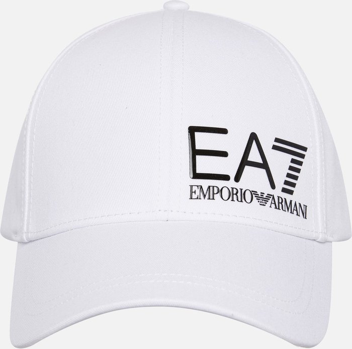 The Hut UK | EA7 EA7 Core Cotton-Canvas Cap EA7 EA7 Core Cotton-Canvas Cap