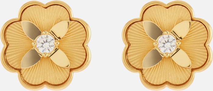 The Hut UK | kate spade new york Kate Spade New York Flower Gold-Tone Stud Earrings kate spade new york Kate Spade New York Flower Gold-Tone Stud Earrings