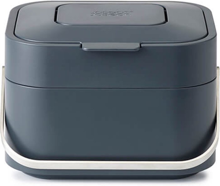 The Hut UK | Joseph Joseph Joseph Joseph Stack 4L Food Waste Caddy - Graphite Joseph Joseph Joseph Joseph Stack 4L Food Waste Caddy - Graphite