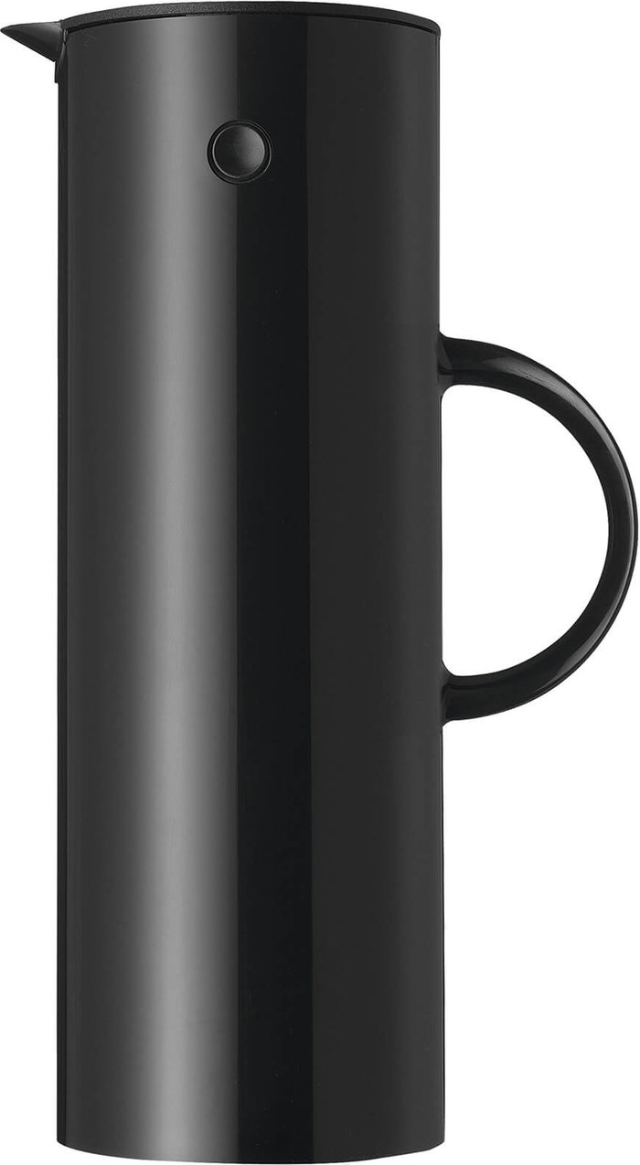 The Hut UK | Stelton Stelton EM77 Vacuum Jug - 1L - Black Stelton Stelton EM77 Vacuum Jug - 1L - Black