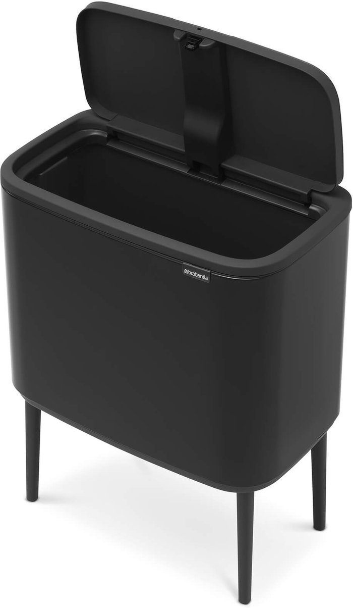 The Hut UK | Brabantia Brabantia Bo Touch Bin 36L - Matt Black Brabantia Brabantia Bo Touch Bin 36L - Matt Black