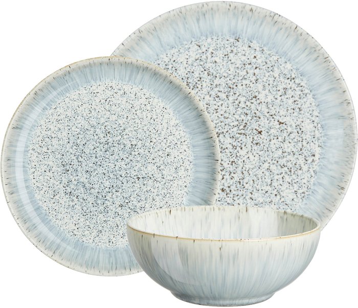The Hut UK | Denby Denby Halo Speckle Coupe Set - 12 pcs Denby Denby Halo Speckle Coupe Set - 12 pcs