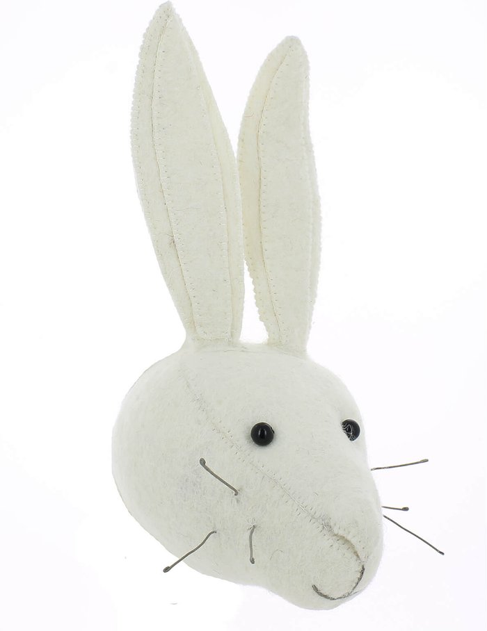 The Hut UK | Fiona Walker England Fiona Walker England Mini White Rabbit Wall Hanging Head Fiona Walker England Fiona Walker England Mini White Rabbit Wall Hanging Head