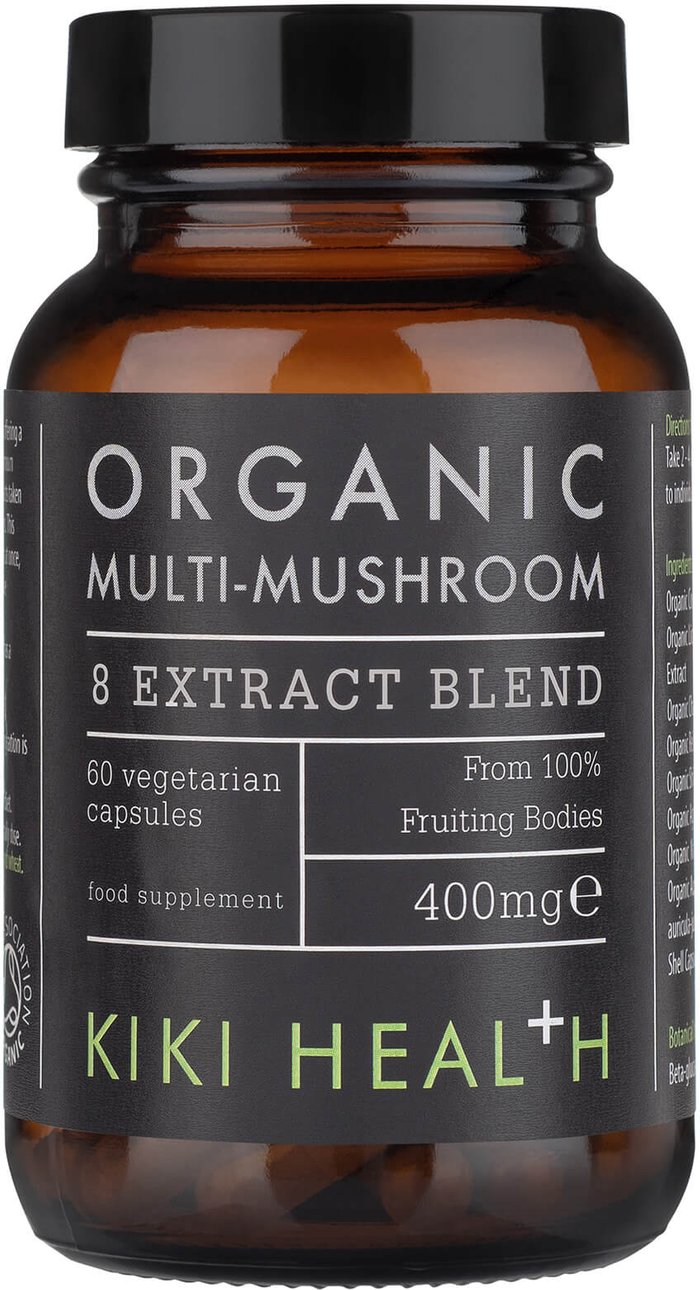 Mankind UK | KIKI Health KIKI Health Organic Multi-Mushroom 8 Extract Blend (60 Vegicaps) KIKI Health KIKI Health Organic Multi-Mushroom 8 Extract Blend (60 Vegicaps)