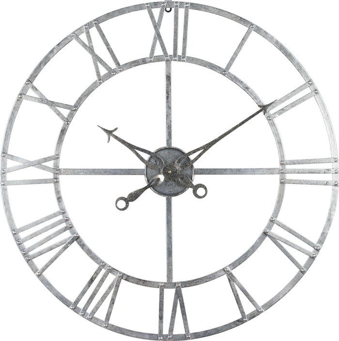 Office Monster | Hill Silver Foil Skeleton Wall Clock Hill Silver Foil Skeleton Wall Clock