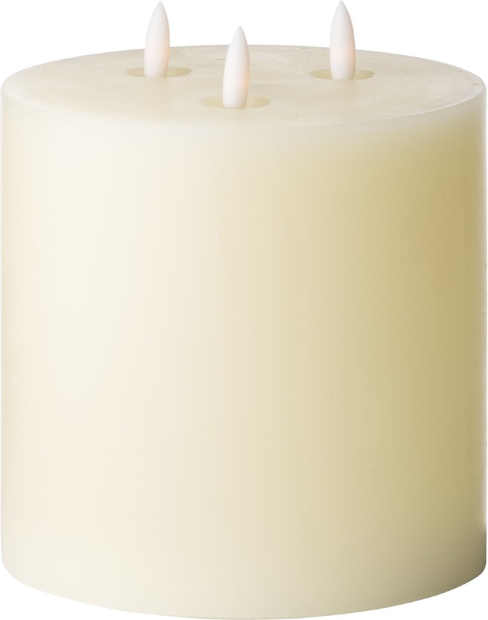 Office Monster | Hill Luxe Collection Natural Glow 6 x 6 LED Ivory Candle Hill Luxe Collection Natural Glow 6 x 6 LED Ivory Candle