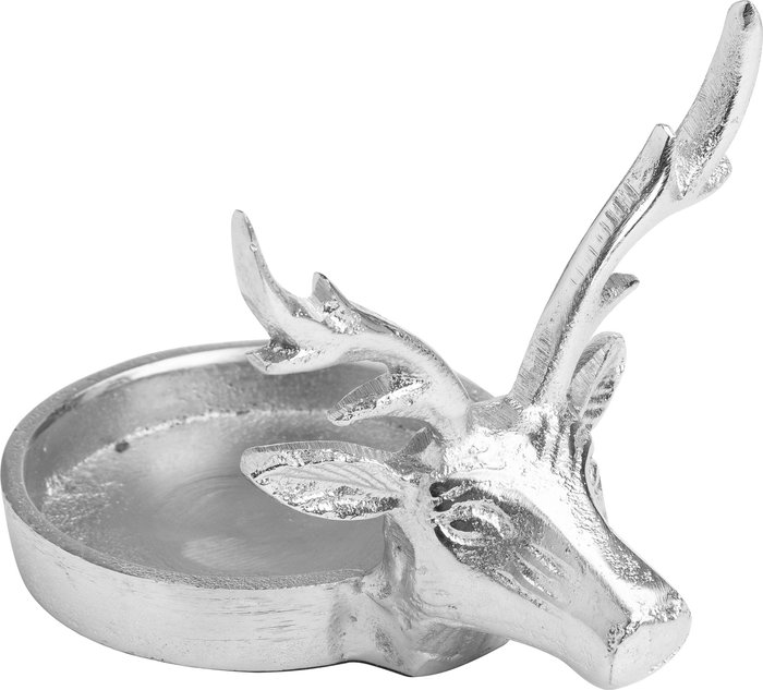 Office Monster | Hill Farrah Collection Silver Stag Candle Holder Hill Farrah Collection Silver Stag Candle Holder
