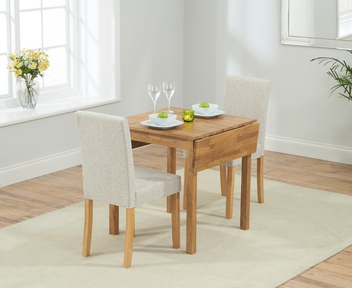 Oak Furniture Superstore | Oak Furniture Superstore Oxford 70cm Solid Oak Extending Dining Table With 2 Black Lila Fabric Chairs Oak Furniture Superstore Oxford 70cm Solid Oak Extending Dining Table With 2 Black Lila Fabric Chairs