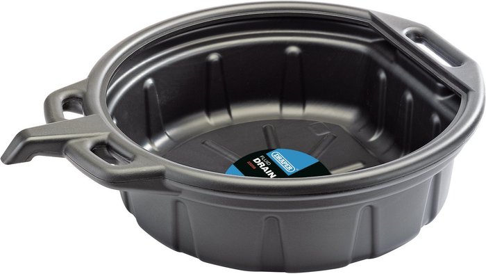 The Range | Draper 16 Litre Fluid Drain Pan - Black Draper 16 Litre Fluid Drain Pan - Black