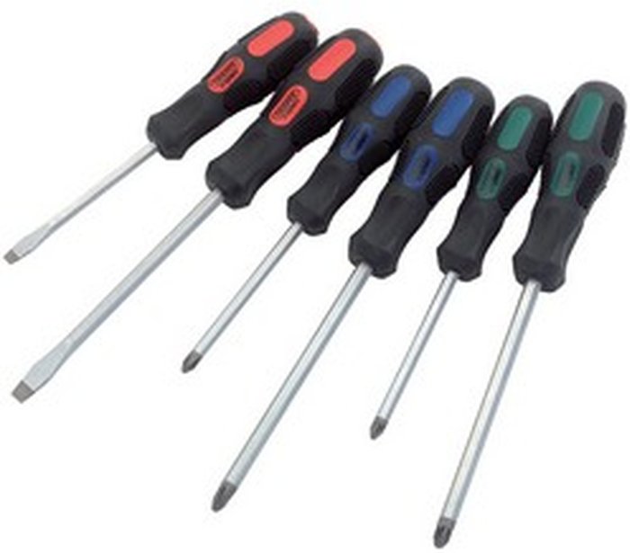 The Range | Draper Draper Expert 6 Piece Hammer Through Screwdriver Set Draper Draper Expert 6 Piece Hammer Through Screwdriver Set
