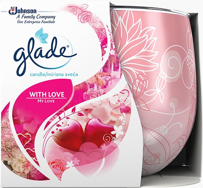 The Range | Glade Glade With Love Scented Candle Glade Glade With Love Scented Candle