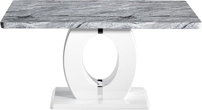 The Range | Shankar Shankar Neptune Large Marble Effect Grey/White Dining Table Shankar Shankar Neptune Large Marble Effect Grey/White Dining Table