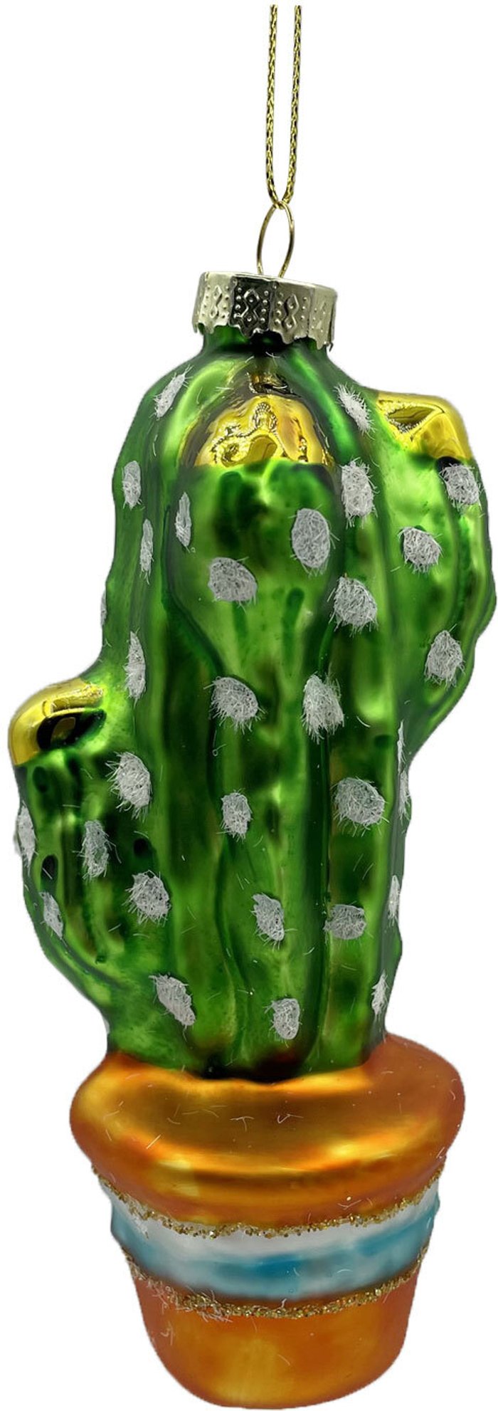 The Range | Around The World Cactus Glass Decoration Around The World Cactus Glass Decoration