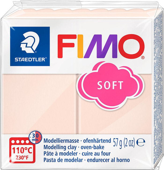 The Range | Staedtler Staedtler FIMO Soft Modelling Clay Block - Light Flesh Staedtler Staedtler FIMO Soft Modelling Clay Block - Light Flesh