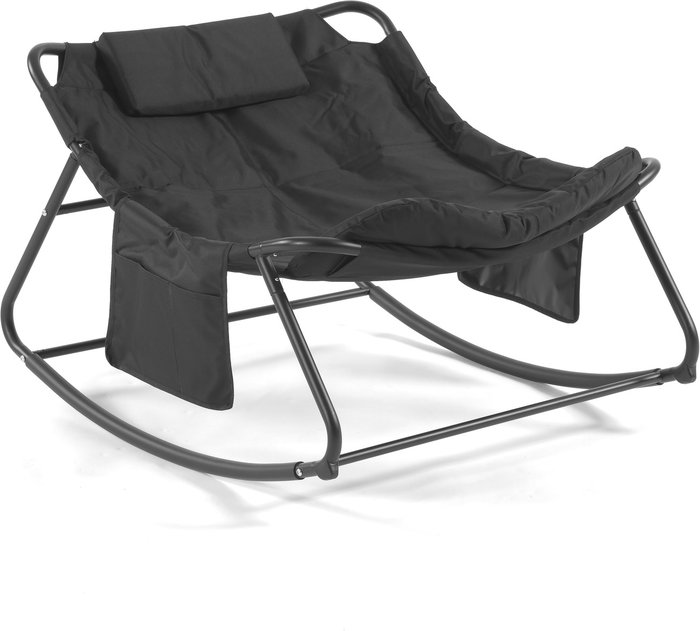 The Range | Suntime Square Rocking Chair Lounger - Black Suntime Square Rocking Chair Lounger - Black