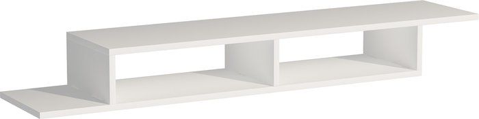 The Range | Destina Home Eldon Floating TV Stand with Shelves - White Destina Home Eldon Floating TV Stand with Shelves - White