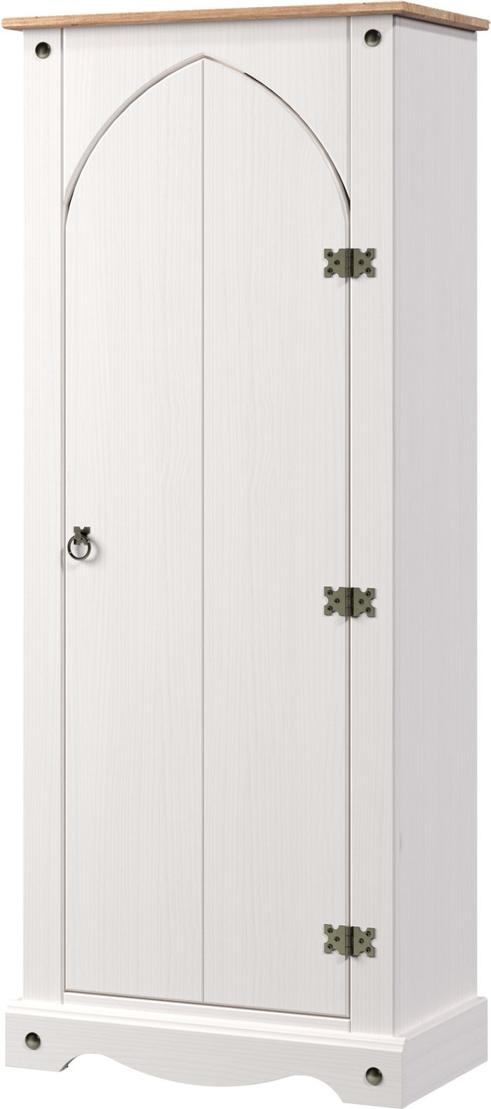 The Range | Core Products Corona Vestry Cupboard - White washed wax Core Products Corona Vestry Cupboard - White washed wax