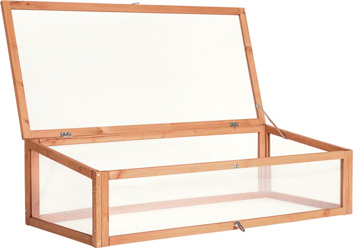The Range | TECTAKE Tectake Cold Frame Attachment For Raised Planter Bed 115X53X34cm Brown TECTAKE Tectake Cold Frame Attachment For Raised Planter Bed 115X53X34cm Brown