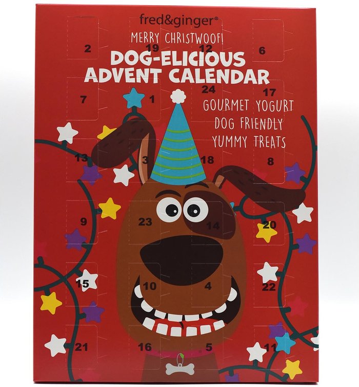 The Range | Fred & Ginger Fred and Ginger Dog Advent Calendar - Red Fred & Ginger Fred and Ginger Dog Advent Calendar - Red