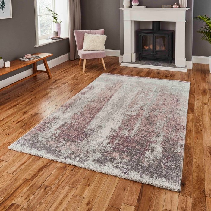 The Range | Think Rugs Brooklyn 8595 Rug Rose (Pink) Think Rugs Brooklyn 8595 Rug Rose (Pink)