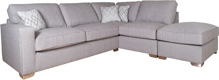 The Range | New York Barley Silver Corner Sofa Unit - Barley Silver / Right-hand / Carnaby Slate New York Barley Silver Corner Sofa Unit - Barley Silver / Right-hand / Carnaby Slate