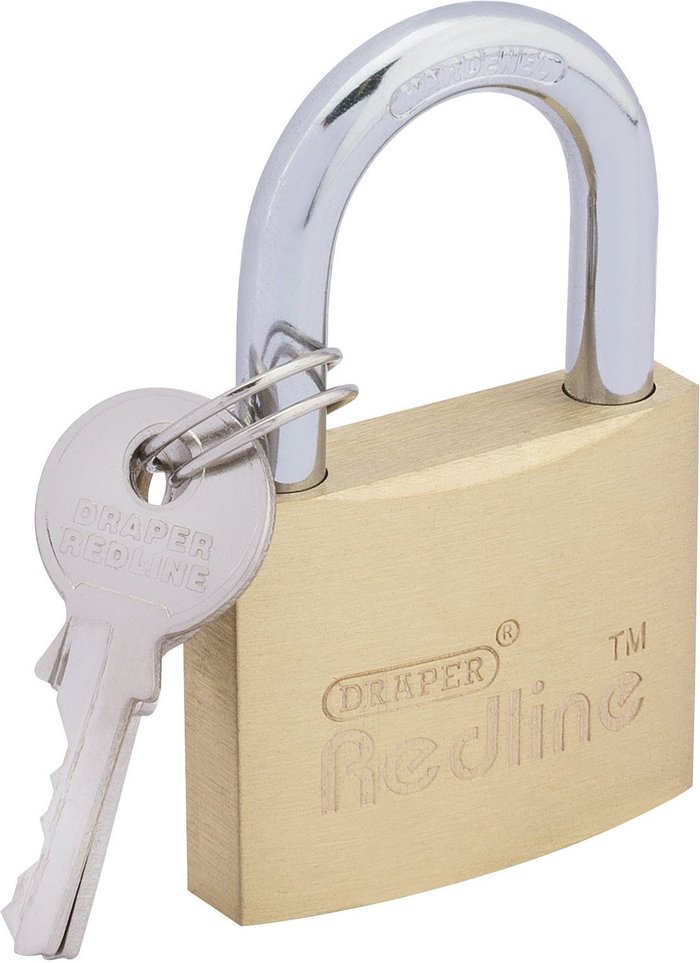 The Range | Draper Draper Brass Padlock - 40mm - gold Draper Draper Brass Padlock - 40mm - gold