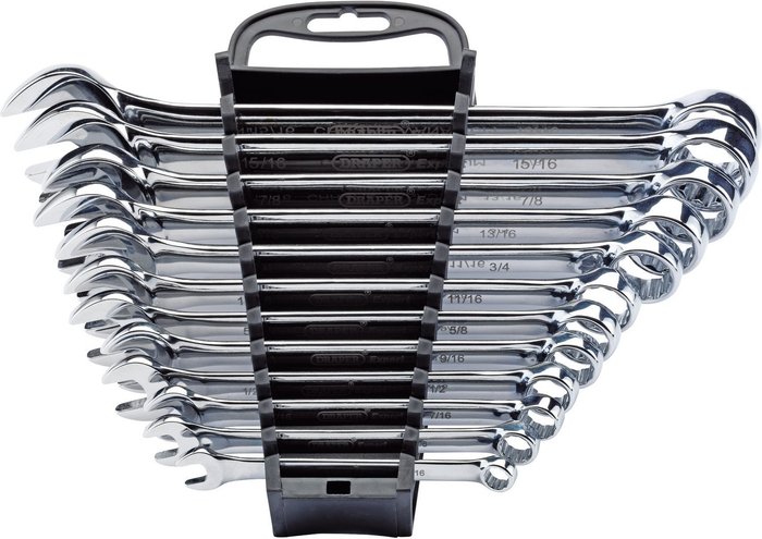 The Range | Draper Draper 12 Piece Imperial Combination Spanner Set Draper Draper 12 Piece Imperial Combination Spanner Set