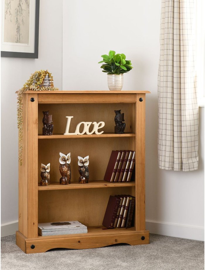 The Range | Seconique Corona Bookcase - Pine / 101cm Seconique Corona Bookcase - Pine / 101cm