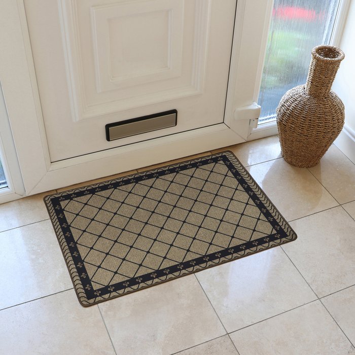 The Range | JVL Jvl Elegance Door Mat 50 X 75 Cm, Diamond JVL Jvl Elegance Door Mat 50 X 75 Cm, Diamond