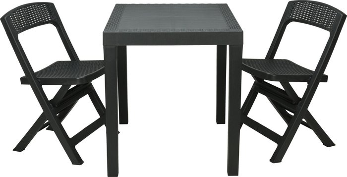 The Range | Three Piece Poker Garden Set - Black Three Piece Poker Garden Set - Black