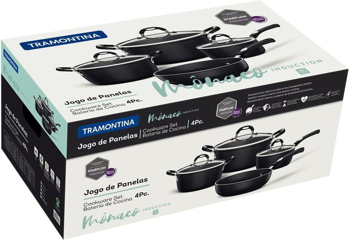 The Range | Tramontina Tramontina 4 Pcs. Non-stick Cookware Set Tramontina Tramontina 4 Pcs. Non-stick Cookware Set