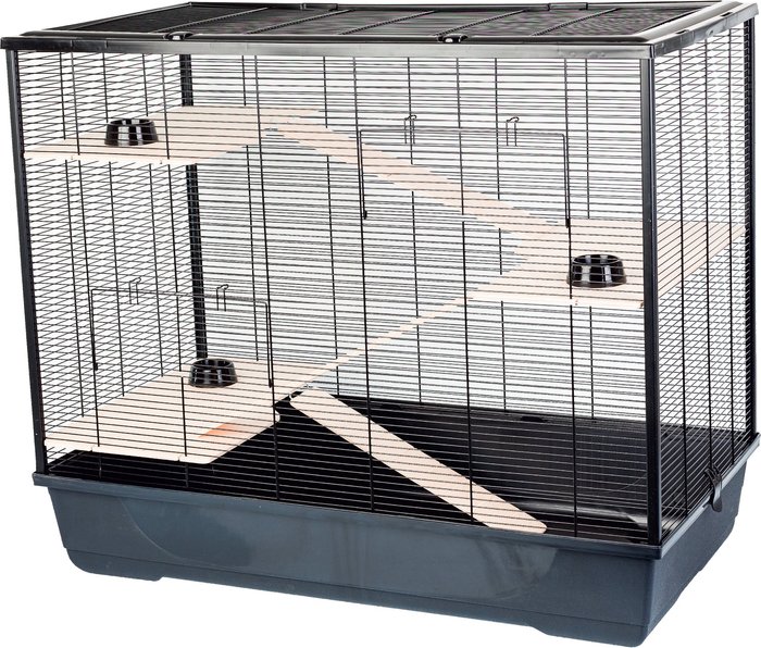 The Range | Little Friends Little Friends Plaza XL Small Animal Cage - Black Little Friends Little Friends Plaza XL Small Animal Cage - Black