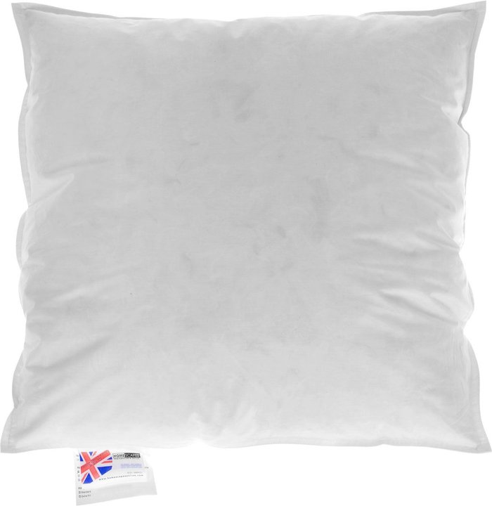 The Range | Homescapes Goose Down Cushion Pad Insert - White / 45cm Homescapes Goose Down Cushion Pad Insert - White / 45cm