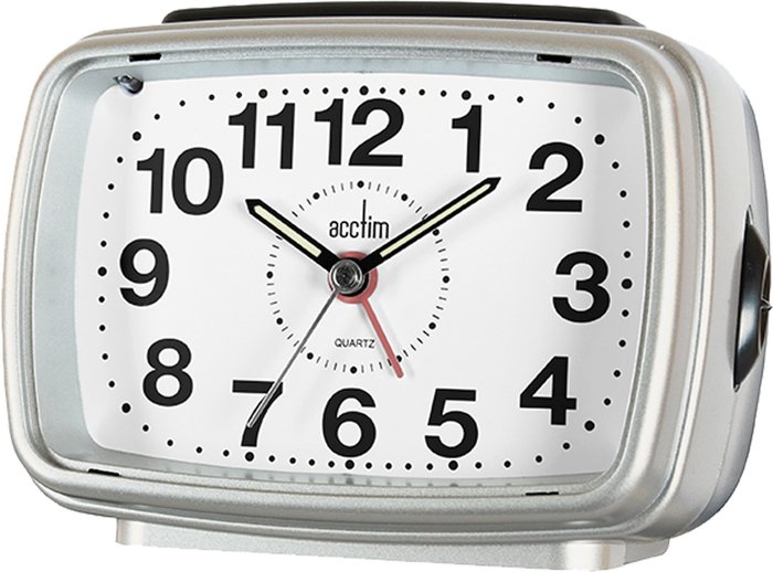 The Range | Acctim Titan 2 Alarm Clock Silver - Sliver Acctim Titan 2 Alarm Clock Silver - Sliver