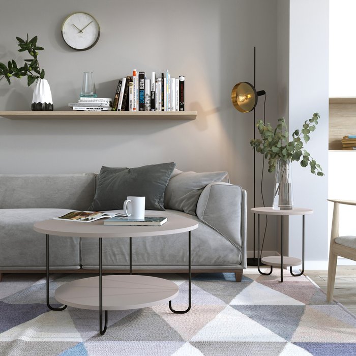 The Range | Decortie Corro Modern Coffee Table Multipurpose - Mocha Grey Decortie Corro Modern Coffee Table Multipurpose - Mocha Grey