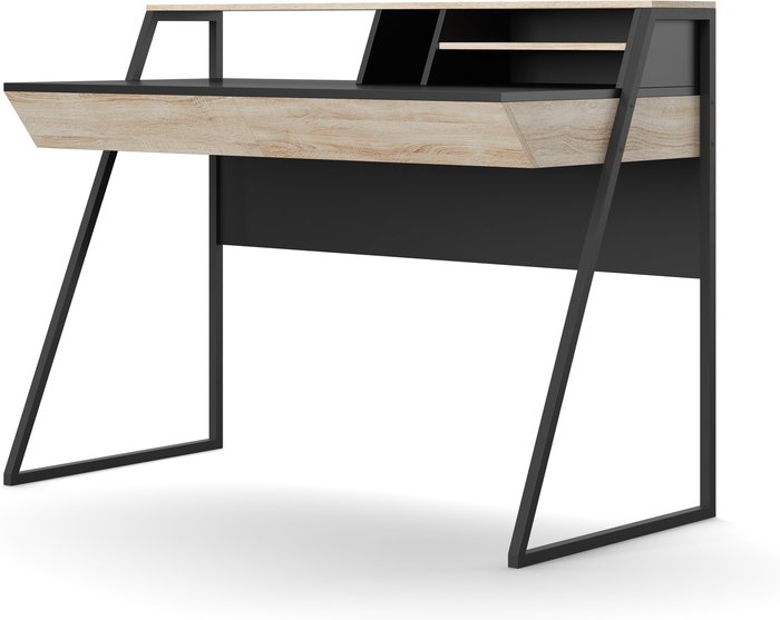 The Range | Alphason ALPHASON Salcombe AW3160 Desk - Black & Oak Alphason ALPHASON Salcombe AW3160 Desk - Black & Oak